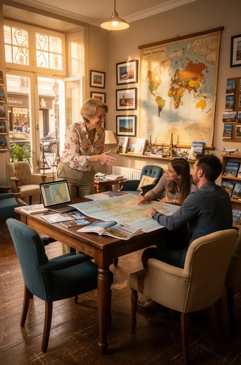 Planning offline travel experiences in Europe